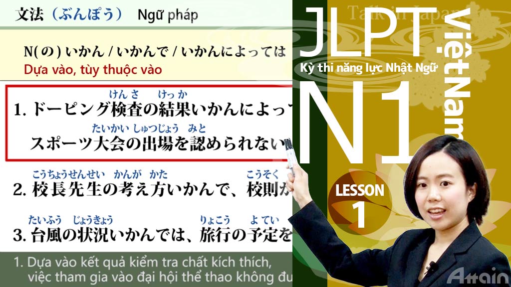 JLPT(日本語能力試験) N1対策e-learning教材【ベトナム語版】